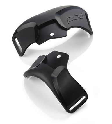 Вставки пластиковые левого наколенника POD KX 2.0 MX Cuff Set Left, черный 2018, Вариант УТ-00110412: Размер: L-XXL , изображение  - НаВелосипеде.рф