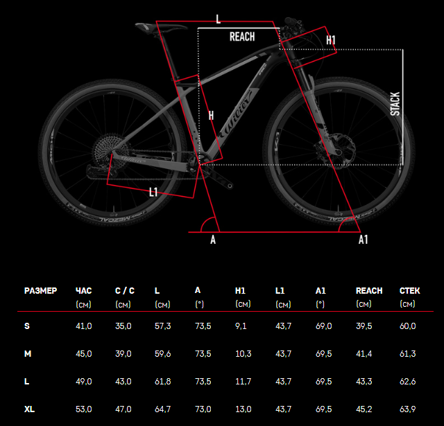 Размер рамы велосипеда l. Wilier 110x. Размер рамы велосипеда Wilier MTB 1996. Ростовка XL на велосипед. Размер рамы XL велосипеда.