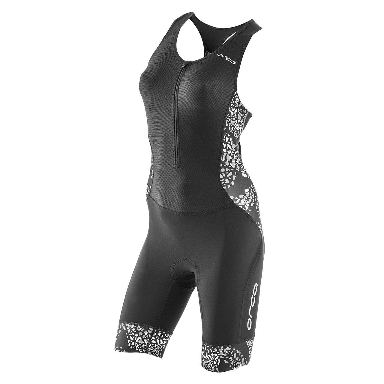 Комбинезон для триатлона Orca 226 Kompress Race suit 2018, женский, S, черный/белый, HVD7, изображение  - НаВелосипеде.рф
