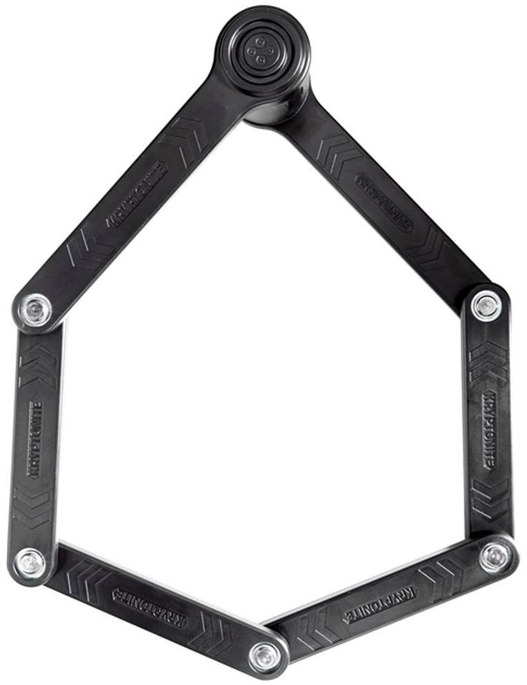 Велосипедный замок Kryptonite Keeper 585 Folding Lock сегментный, на ключ, 850 х 5 мм