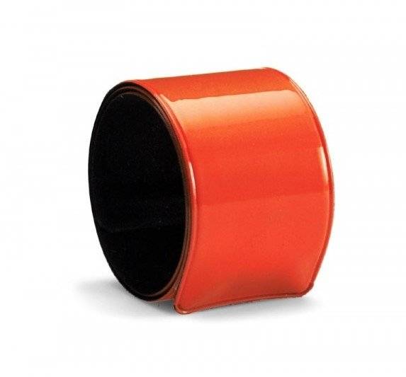 Набор световозвращающих браслетов из 2-х штук COVA™, размер 35х300 мм, цвет оранжевый