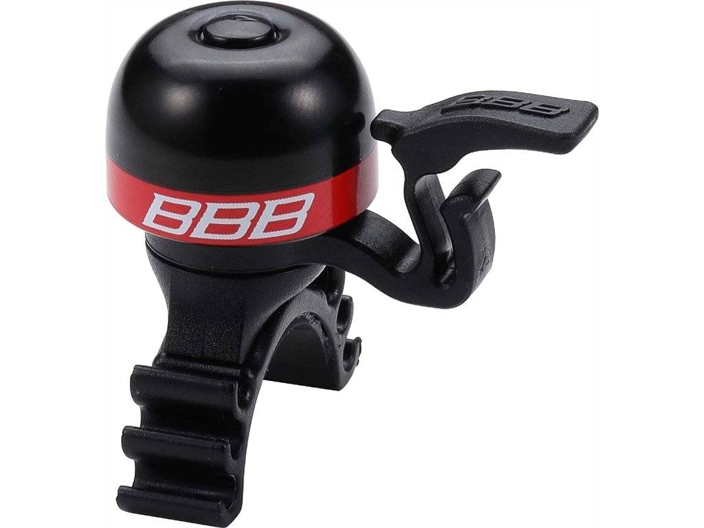 Звонок велосипедный BBB MiniFit, черный/красный, BBB-16 пряжа bbb filati пряжа bbb filati premiere цвет 0409