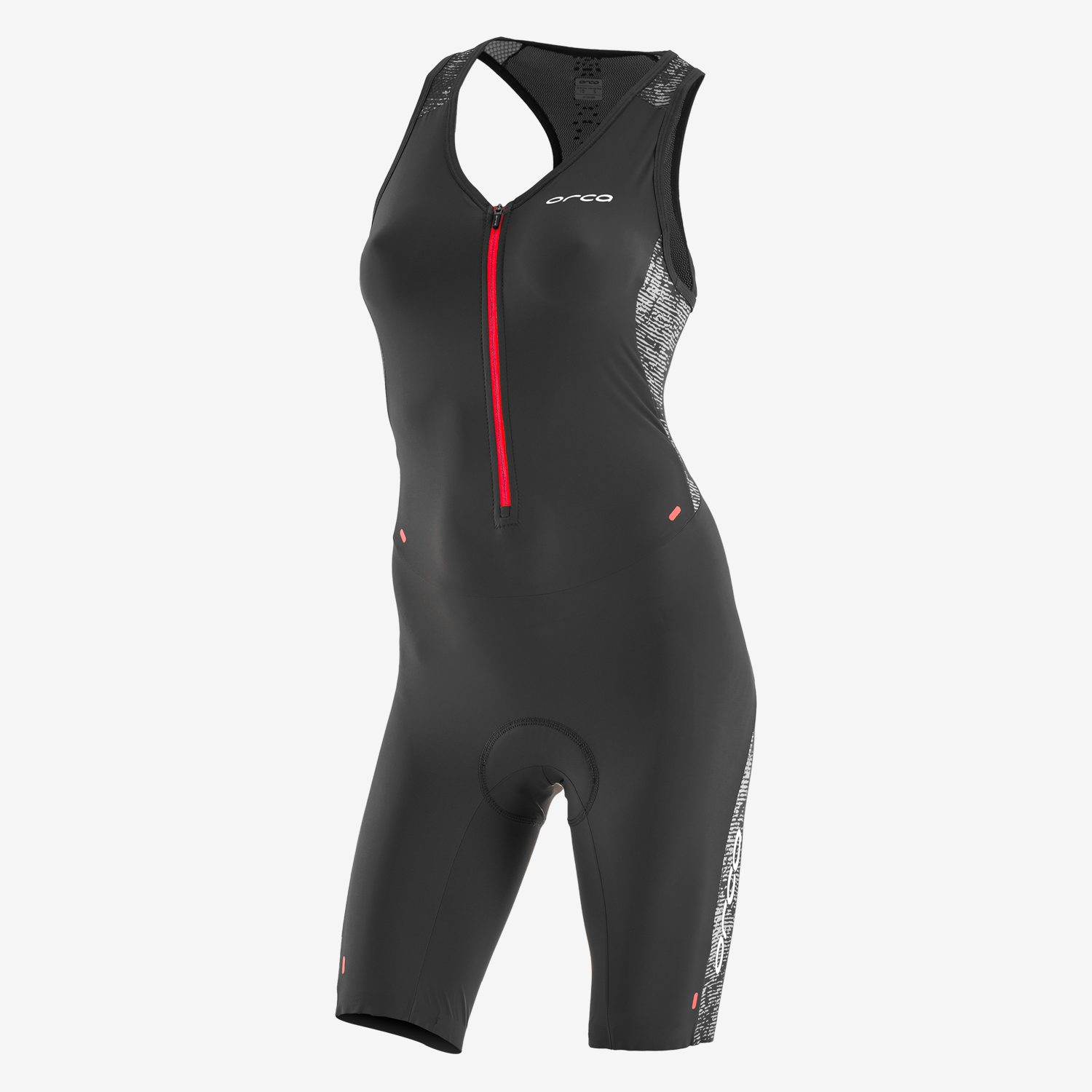 Велокомбинезон Orca 226 Kompress Race suit 2019 женский, цвет: черный/оранжевый, JVD7, Вариант УТ-00129800: Размер: M, изображение  - НаВелосипеде.рф