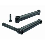 Шатуны SAMOX, под ось 19мм * 48шлицов (98448), 175мм, полые, Сr-Mo, BMX, BFC-1212S-175-BK, изображение  - НаВелосипеде.рф