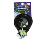 Велосипедный замок Vinca Sport детский, тросовый, на ключ, c брелоком, 12 х 1000мм, черный, VS 560 Rider, изображение  - НаВелосипеде.рф