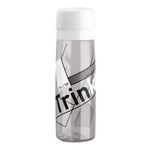 Фляга Elite Trinka, 0.7 л, тритан, серый, белый рисунок, EL0161007, изображение  - НаВелосипеде.рф