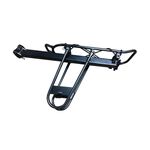 Багажник велосипедный Vinca Sport алюминиевый, на подседельный штырь, с "ушами" для переметной сумки, черный, H-AL 15, изображение  - НаВелосипеде.рф