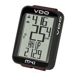 Велокомпьютер VDO M4.1, 17 функций, проводной, черный, 4-30040, изображение  - НаВелосипеде.рф