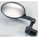 Зеркало M-Wave круглое 3" панорамное 3 степени свободы торцевое крепление черное, 6-647160, изображение  - НаВелосипеде.рф