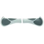 Ручки-рога(мини) на руль велосипедные VELO резина+гель 135мм бело-серые 5-410469 , изображение  - НаВелосипеде.рф