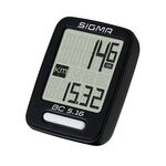 Велокомпьютер SIGMA BC 5.16, 5 функций, проводной, черный, 05160, изображение  - НаВелосипеде.рф