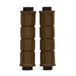 Грипсы велосипедные Colt Waffle, коричневый, без фиксаторов, HY-2004EP-12, изображение  - НаВелосипеде.рф