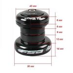 Рулевая колонка FSA The Pig DH Pro, Black 1 1/8", 141-2005, изображение  - НаВелосипеде.рф