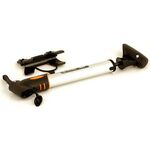 Насос AUTHOR алюминий AAP Twin 2 овальный 2 головки Т-ручка серебристый, 8-18101031, изображение  - НаВелосипеде.рф