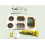 Аптечка велосипедная TBS TF-5112H , заплатки большие, маленькие, зачищалка и 2 резинки, TF-5112H, изображение  - НаВелосипеде.рф