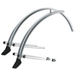 Крылья велосипедные SKS Coммuter Road, 35 мм, 28", серебристый, 10980, изображение  - НаВелосипеде.рф