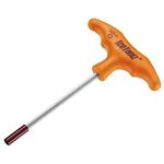 Ключ спицевой Ice Toolz, Т-образная рукоять, 5/5 мм, шестигранный ниппель, 12C7, изображение  - НаВелосипеде.рф