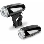 Фонарь передний Kross AGON Black, 3 светодиода, черный, водоустойчивый,  T4COSLP0146, изображение  - НаВелосипеде.рф