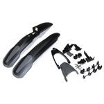 Комплект крыльев Vinca Sport, 26-27,5", материал пластик, цвет черный, HN 218, изображение  - НаВелосипеде.рф