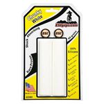 Грипсы велосипедные ESI Chunky, 130 мм, силикон, белый, GCKW9, изображение  - НаВелосипеде.рф