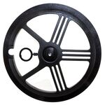 Защита системы M-Wave для велосипеда 42/44 универсальное крепление пластик черная 5-268028 , изображение  - НаВелосипеде.рф