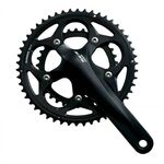Система шатунов велосипедная SHIMANO 105 5700, 172.5мм, 52/39T без каретки,цвет черный IFC5700DX29L, изображение  - НаВелосипеде.рф