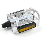 Педали для велосипеда Vinca Sport алюминиевые, 103*78мм, VP 40A silver, изображение  - НаВелосипеде.рф