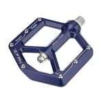 Педали MALAGE mlg-CK26, алюминиевые, 100х102х11мм, ось CrMo, mlg-CK26 blue, изображение  - НаВелосипеде.рф