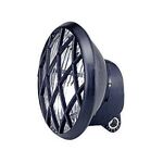 Фара TBS, передняя, под динамку 6V2.4W, 90х70мм, без провода, черная YG-QD102, изображение  - НаВелосипеде.рф