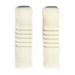 Грипсы велосипедные Vinca sport H-G 22 пенополиуретановые 125мм H-G 22 white, изображение  - НаВелосипеде.рф