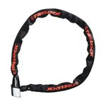 Велосипедный замок TRELOCK BC 215, цепь, на ключ, тканевая-оболочка, 6 х 1100 мм, черный, 8002052, изображение  - НаВелосипеде.рф