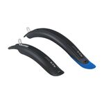 Набор крыльев KELLYS FOGGY 20" (детские), быстросъемное крепление, черные-синий, брызговик, NKE92872, изображение  - НаВелосипеде.рф