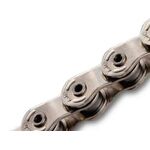 Цепь КМС HL710L, 1 скорость, 1/2"x1/8"Х100, халфлинковая, серебристая, полые пины, HL710L, изображение  - НаВелосипеде.рф