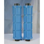 Грипсы велосипедные Colt Waffle, синий, без фиксаторов, HY-2004EP-4, изображение  - НаВелосипеде.рф