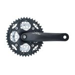 Система шатунов велосипедная Shimano Alivio, M411, 170мм, Квадрат, 48/38/28T, EFCM411C888XL, изображение  - НаВелосипеде.рф