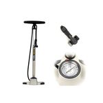 Насос AUTHOR напольный профи AAP PowerJet2 ал. маном. 2гол. на шлан. 260PSI/18Бар (6) чер 8-18151016, изображение  - НаВелосипеде.рф