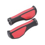Грипсы велосипедные BBB ErgoFix, 132mm, черный/красный, BHG-71, изображение  - НаВелосипеде.рф
