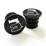 Заглушки руля Mucky Nutz, черный [5], MN0115, изображение  - НаВелосипеде.рф