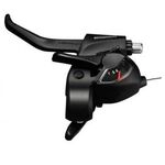 Шифтер/Тормозная ручка SHIMANO Tourney EF41, левый, 3  скорости, трос 1800 мм, черный, ASTEF41LBL , изображение  - НаВелосипеде.рф