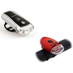 Фара+фонарь AUTHO A-Shot R красный с батареями, 3 диода/2 функции +2 диода/2 функции 8-12040106, изображение  - НаВелосипеде.рф