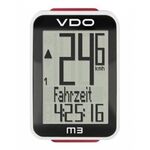 Велокомпьютер VDO M3 WL, 16 функций, беспроводной, черно-белый, 4-30031, изображение  - НаВелосипеде.рф