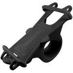 Держатель мобильного телефона Vinca Sport, 4"-6", силикон, черный, VH 08, изображение  - НаВелосипеде.рф