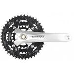 Система шатунов велосипедная Shimano Acera, M391, 170мм, Кв, 48/36/26T, серебристый EFCM391C866XS, изображение  - НаВелосипеде.рф