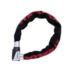 Велосипедный замок TRELOCK BC 515, цепь, на ключ, тканевая-оболочка, 850 х 8 мм, черный, степень защиты 5, BC 515/85/8, изображение  - НаВелосипеде.рф