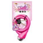 Велосипедный замок Vinca Sport детский, тросовый, на ключ, c брелоком, 12 х 1000мм, розовый, VS 560 Princess Kate, изображение  - НаВелосипеде.рф