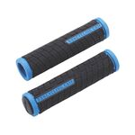 Грипсы велосипедные BBB DualGrip, 125mm, черный/синий, BHG-06, изображение  - НаВелосипеде.рф