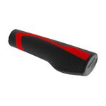 Грипсы велосипедные KELLYS TOKEN LockOn, 130/135 мм, кратон, красный, ZKE92745, изображение  - НаВелосипеде.рф