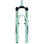 Вилка велосипедная RST F1RST AIR11, 26, пружинно-эластомерная, V+D, белая, 6-410 , изображение  - НаВелосипеде.рф