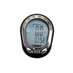 Велокомпьютер MIGHTY 15, 15 функций, проводной, серебристо-черный, 5-244470 , изображение  - НаВелосипеде.рф