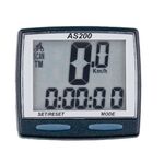 Велокомпьютер TBS AS-200, 11 функций, проводной, черный, AS-200, изображение  - НаВелосипеде.рф